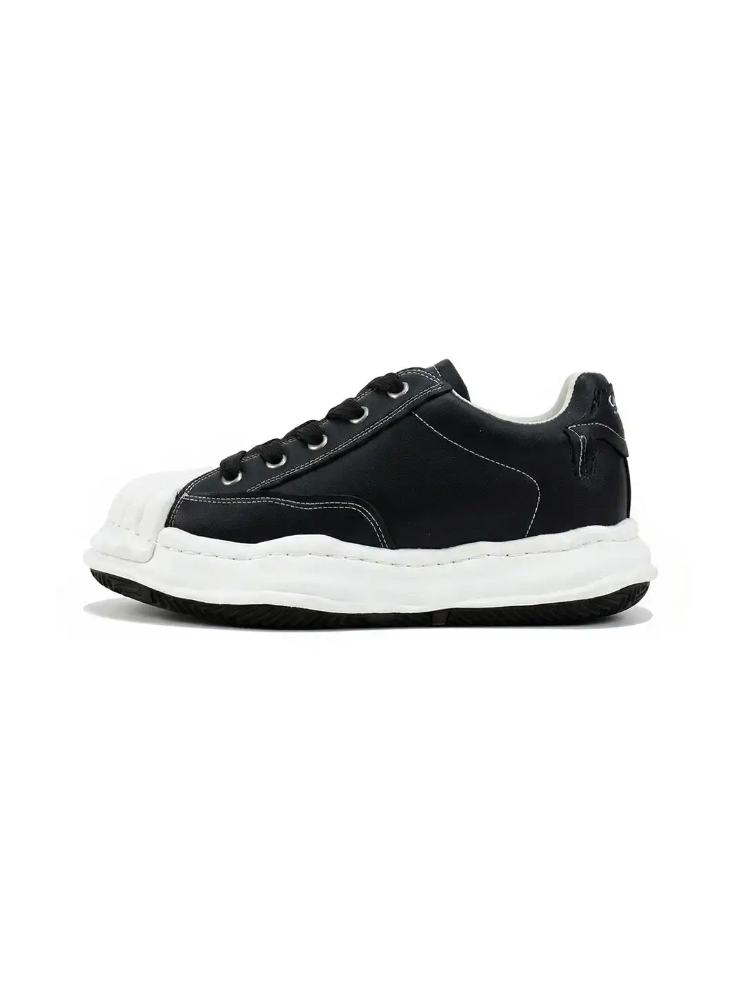 KAALIXTO | Shell-Toe Lace-Up Sneakers-Black