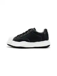 KAALIXTO | Shell-Toe Lace-Up Sneakers-Black