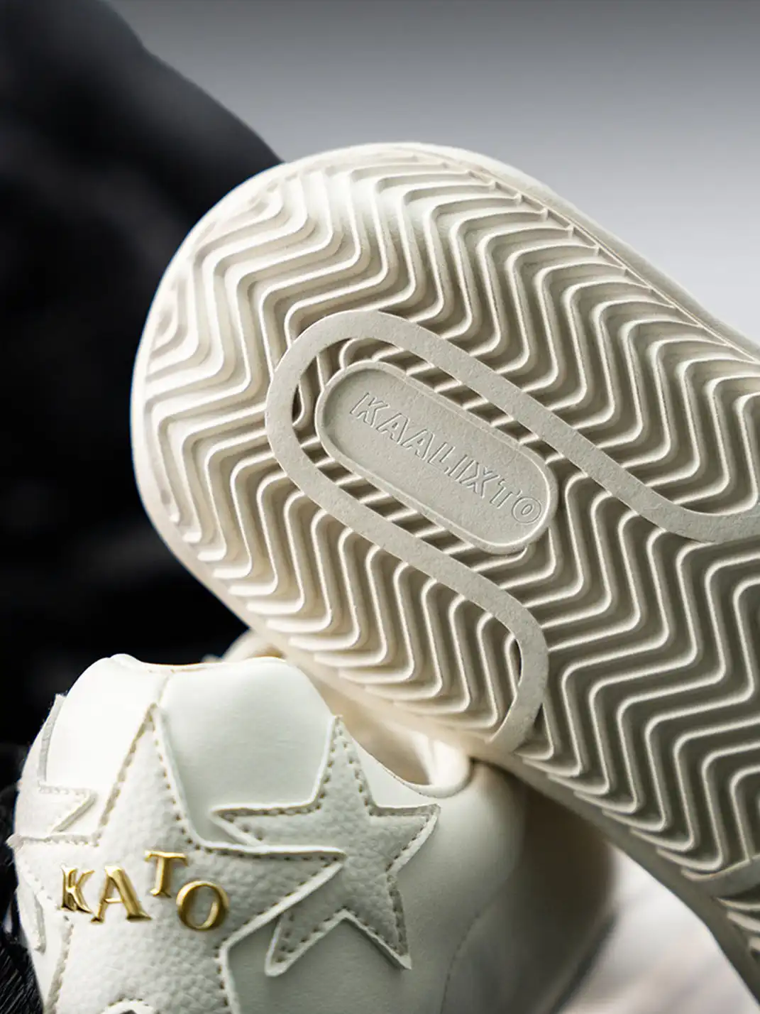 KAALIXTO | Shell-Toe Lace-Up Sneakers-White