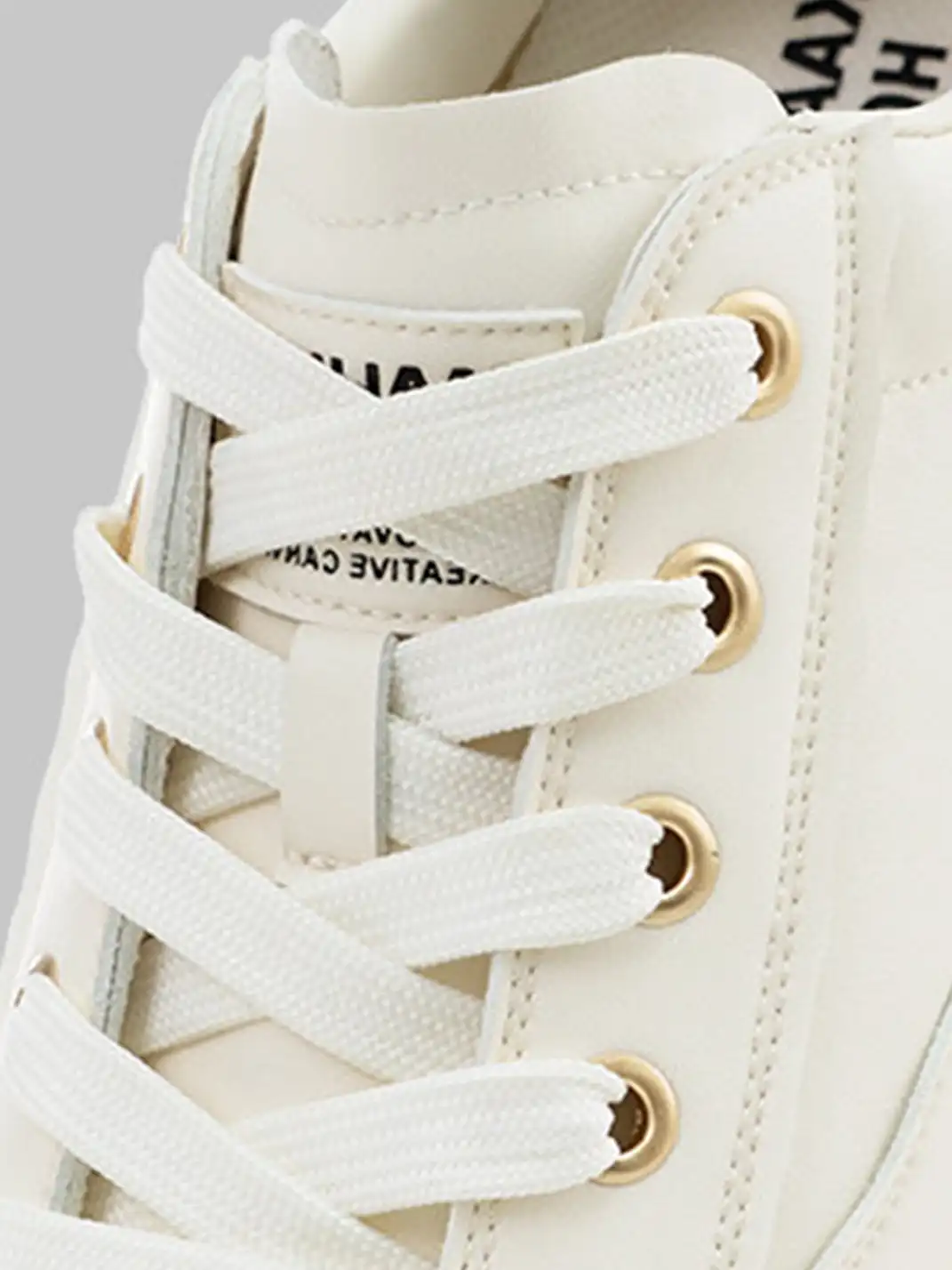 KAALIXTO | Shell-Toe Lace-Up Sneakers-White