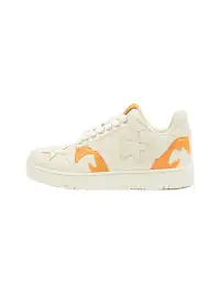 KAALIXTO | Horse Year Star Embossed Lace-Up Sneakers