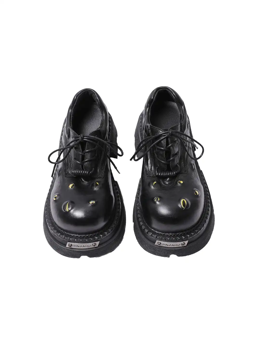 PINJIAHUI | Unique Devil's Eyes Derby Shoes