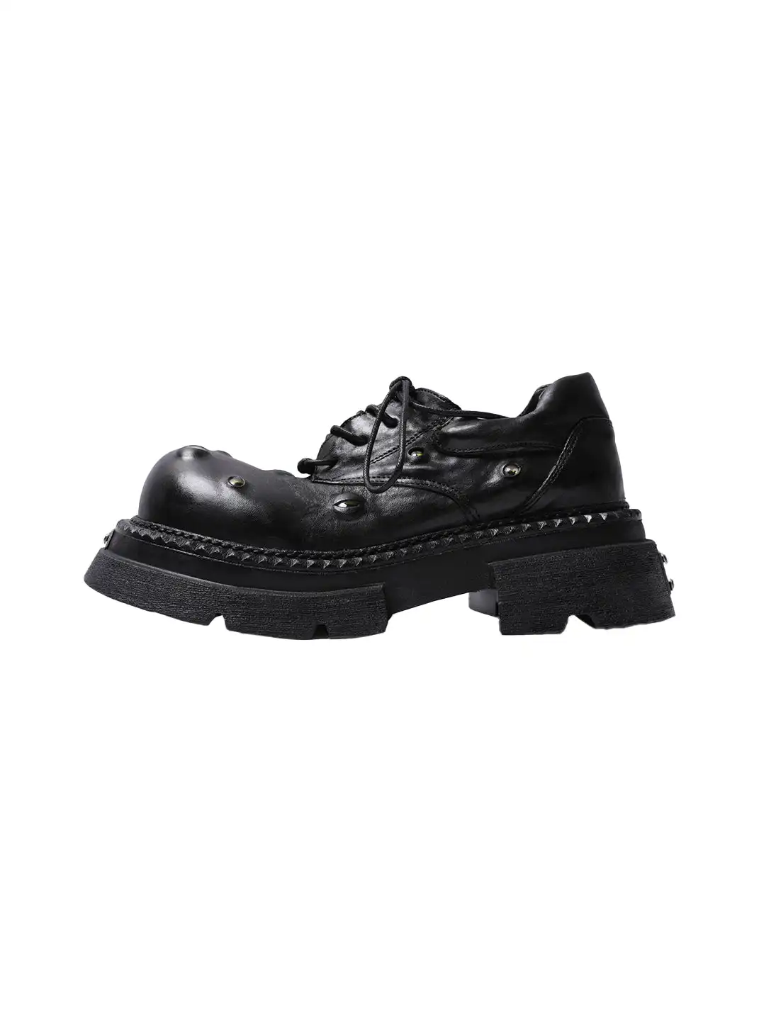 PINJIAHUI | Unique Devil's Eyes Derby Shoes