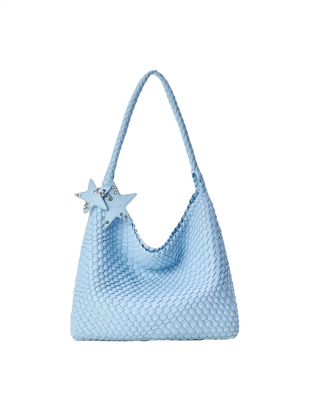 ECODAY | Large Woven Shoulder Bag - 17.32"x13"x5.12"