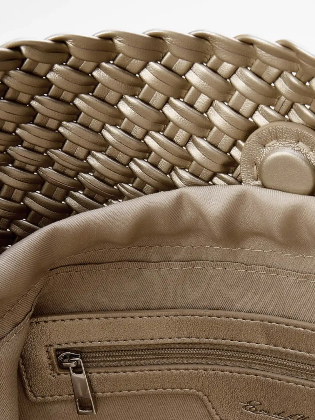 ECODAY | Large Woven Shoulder Bag - 17.32"x13"x5.12"