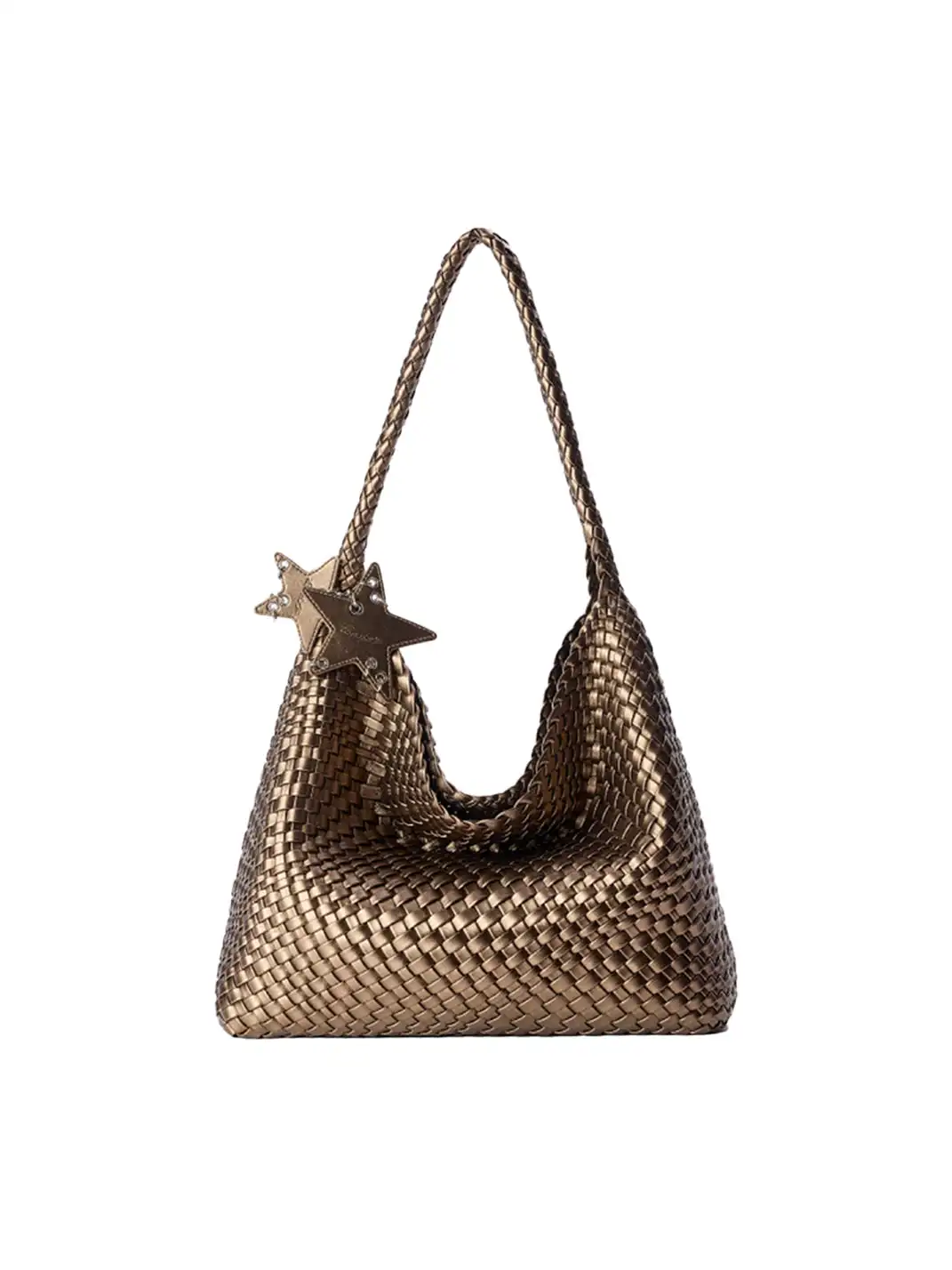 ECODAY | Large Woven Shoulder Bag - 17.32"x13"x5.12"