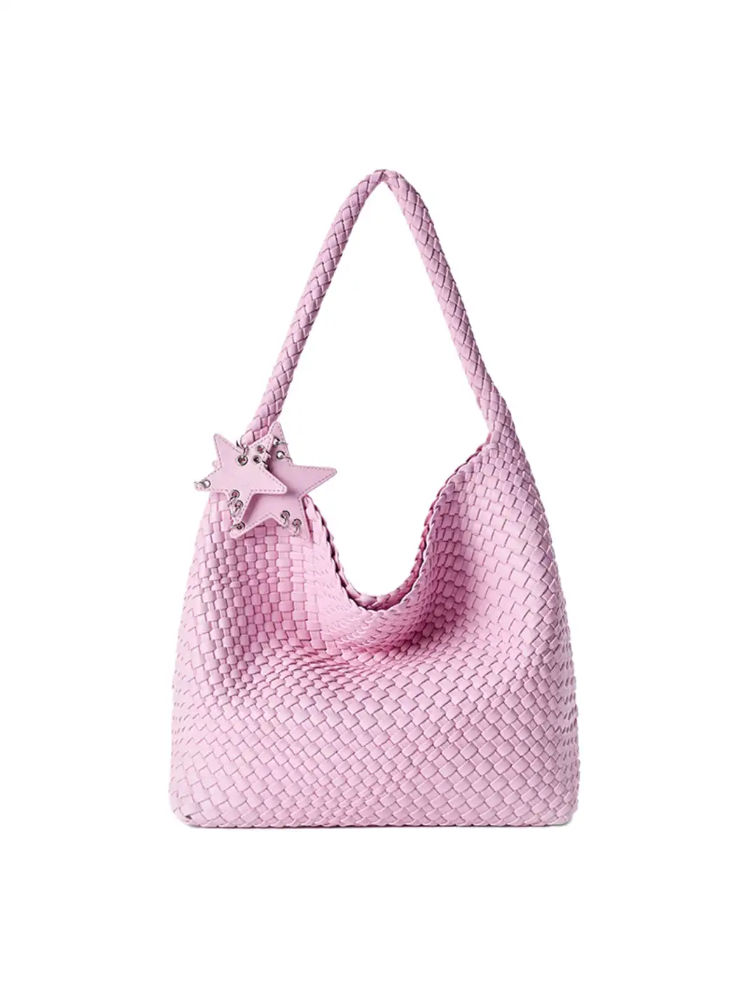 ECODAY | Large Woven Shoulder Bag - 17.32"x13"x5.12"