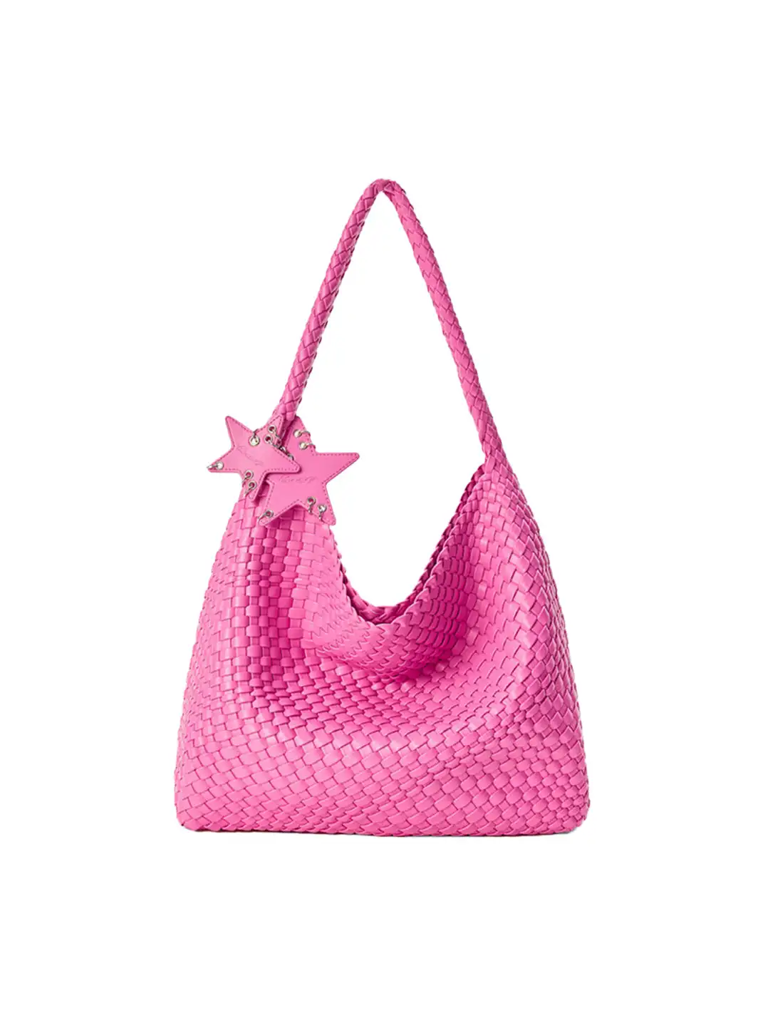 ECODAY | Large Woven Shoulder Bag - 17.32"x13"x5.12"