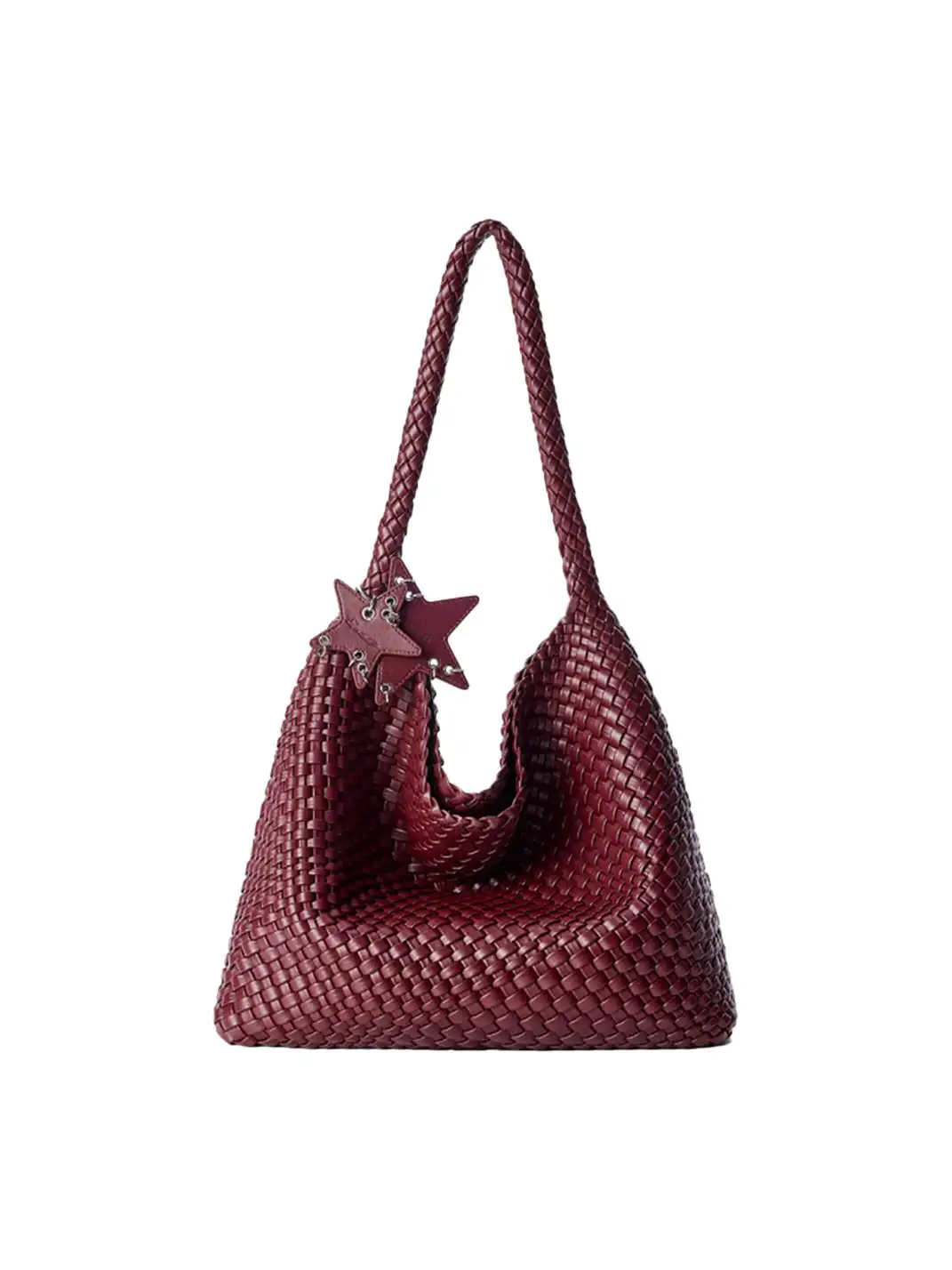 ECODAY | Large Woven Shoulder Bag - 17.32"x13"x5.12"