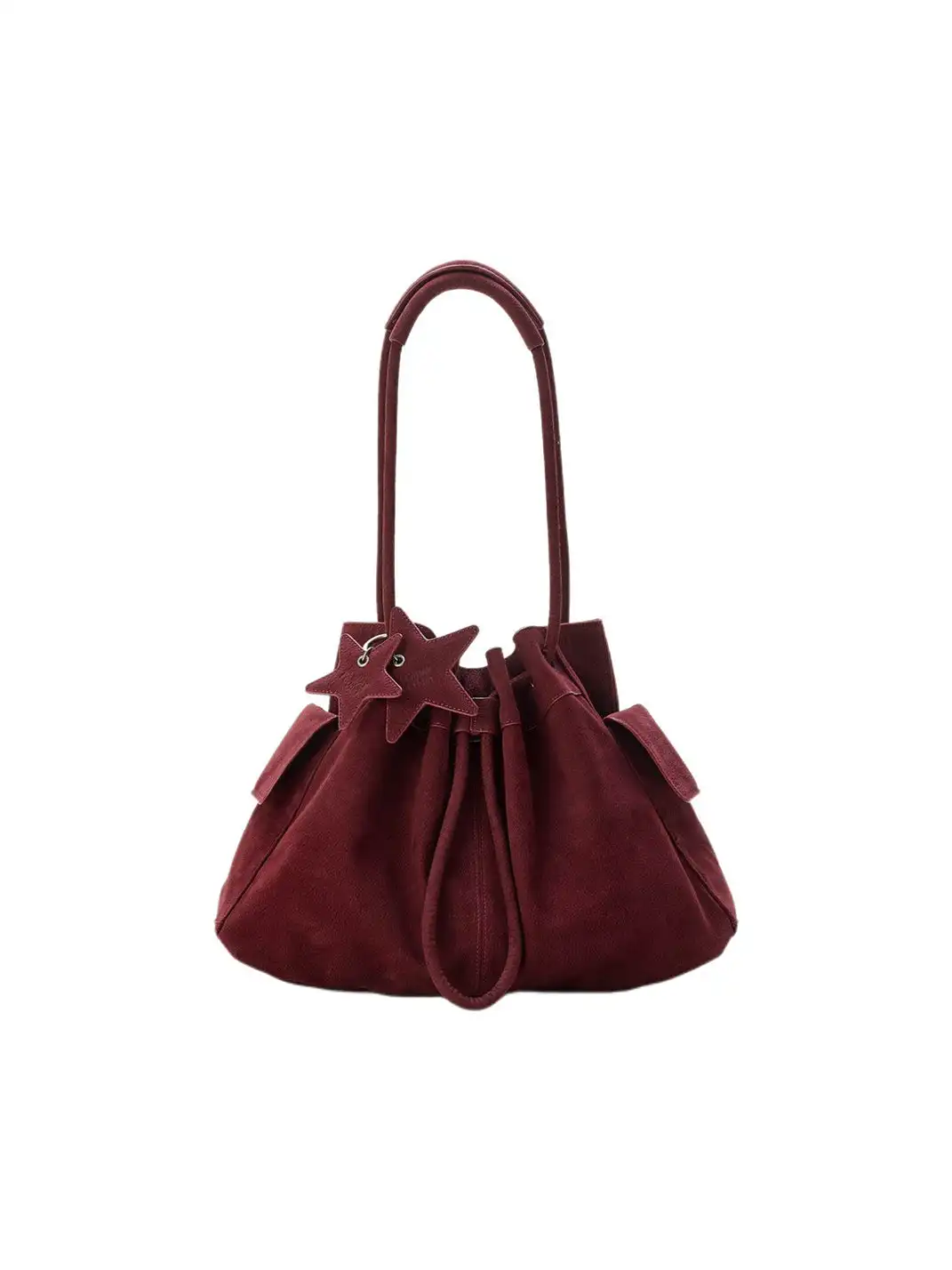ECODAY | Large Drawstring Shoulder Bag - 16.93*7.28*10.63 in