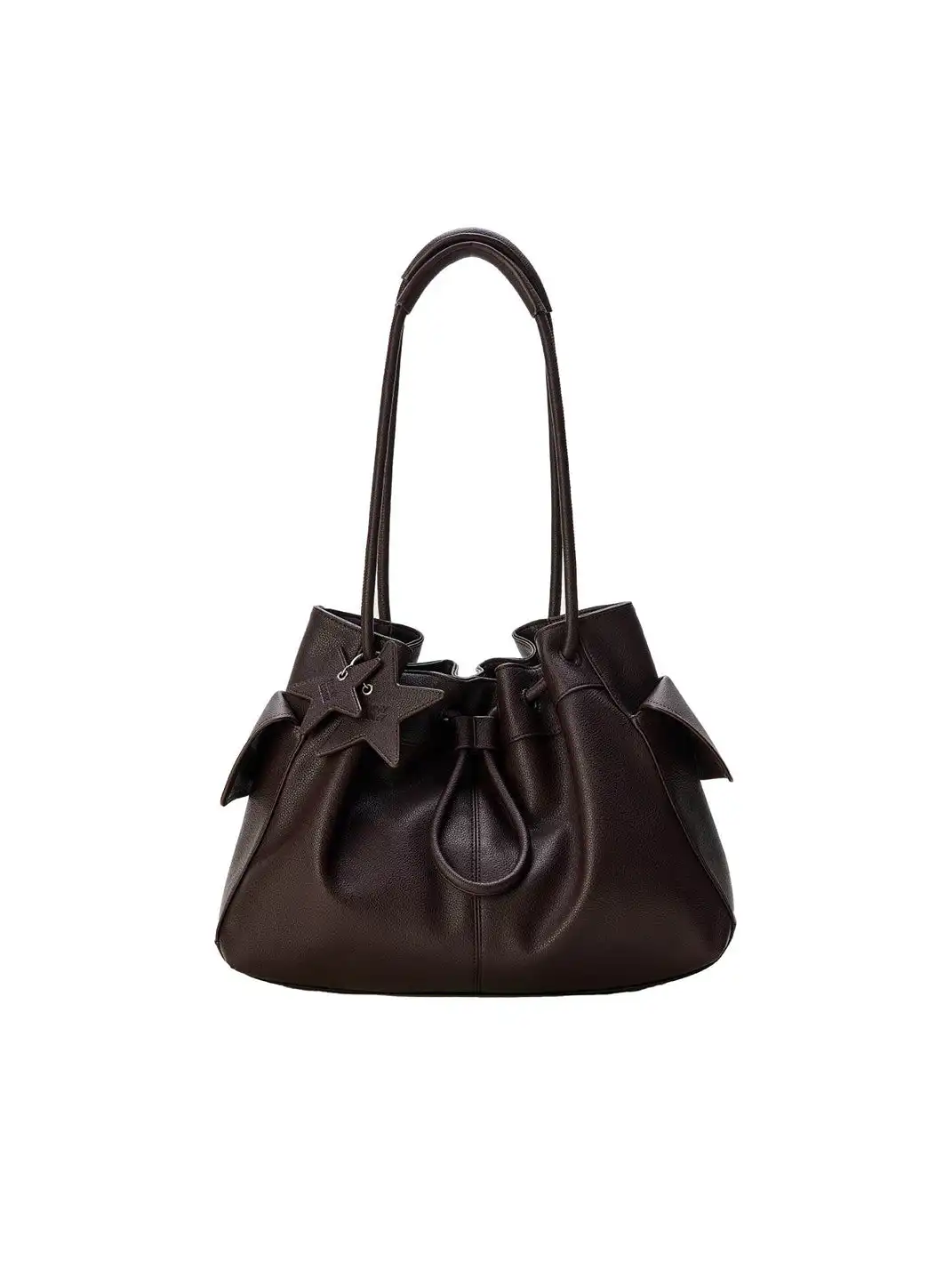 ECODAY | Large Drawstring Shoulder Bag - 16.93*7.28*10.63 in