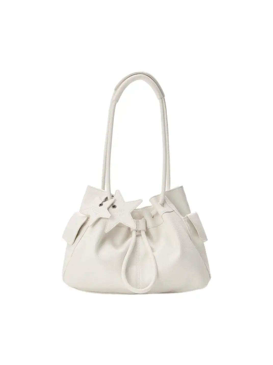 ECODAY | Small Drawstring Shoulder Bag - 13.39*6.3*8.86 in
