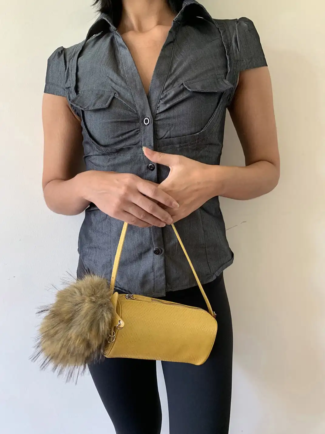 ECODAY | Cylindrical Bag - 7.68*2.95*3.54 in