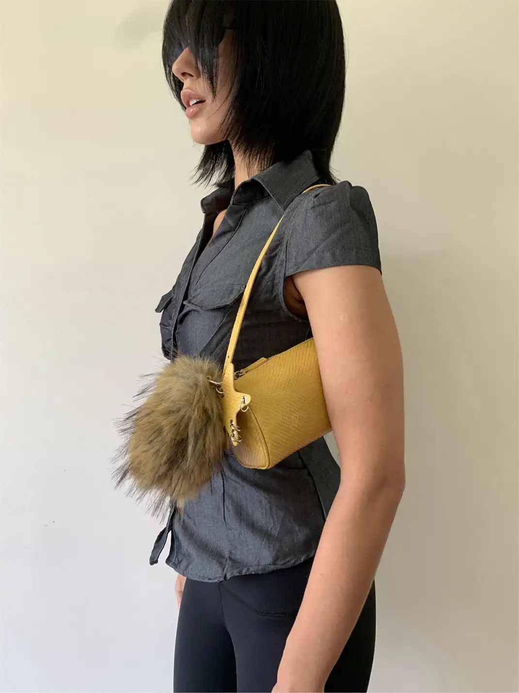 ECODAY | Cylindrical Bag - 7.68*2.95*3.54 in