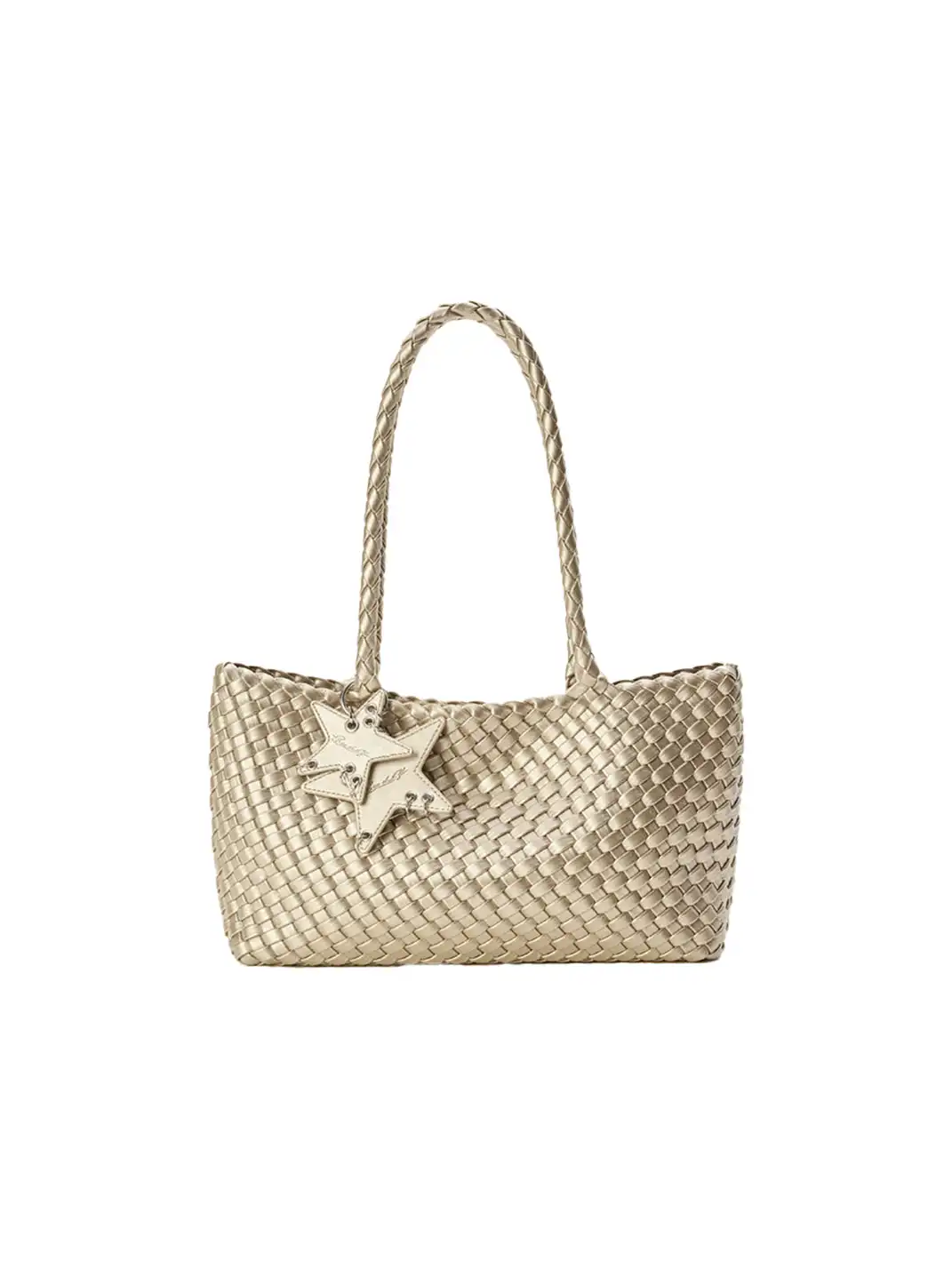 ECODAY | Horizontal Woven Bag - 14.96 × 3.94 × 7.87 in