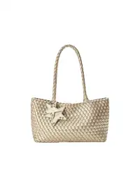 ECODAY | Horizontal Woven Bag - 14.96 × 3.94 × 7.87 in