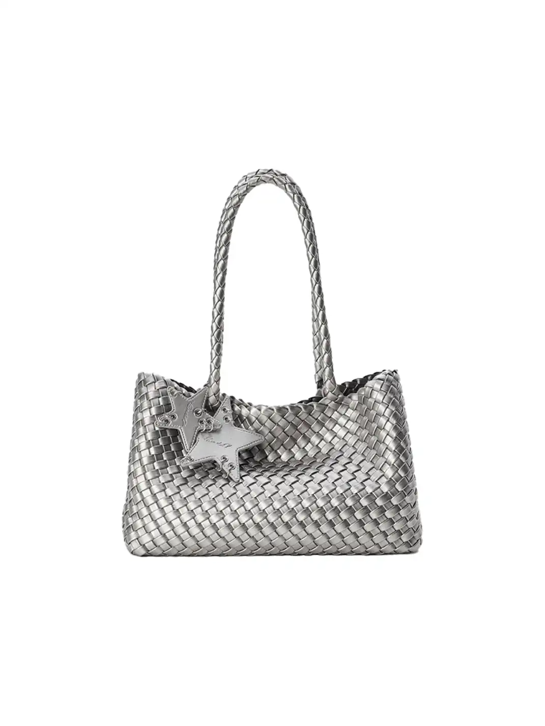 ECODAY | Horizontal Woven Bag - 14.96 × 3.94 × 7.87 in