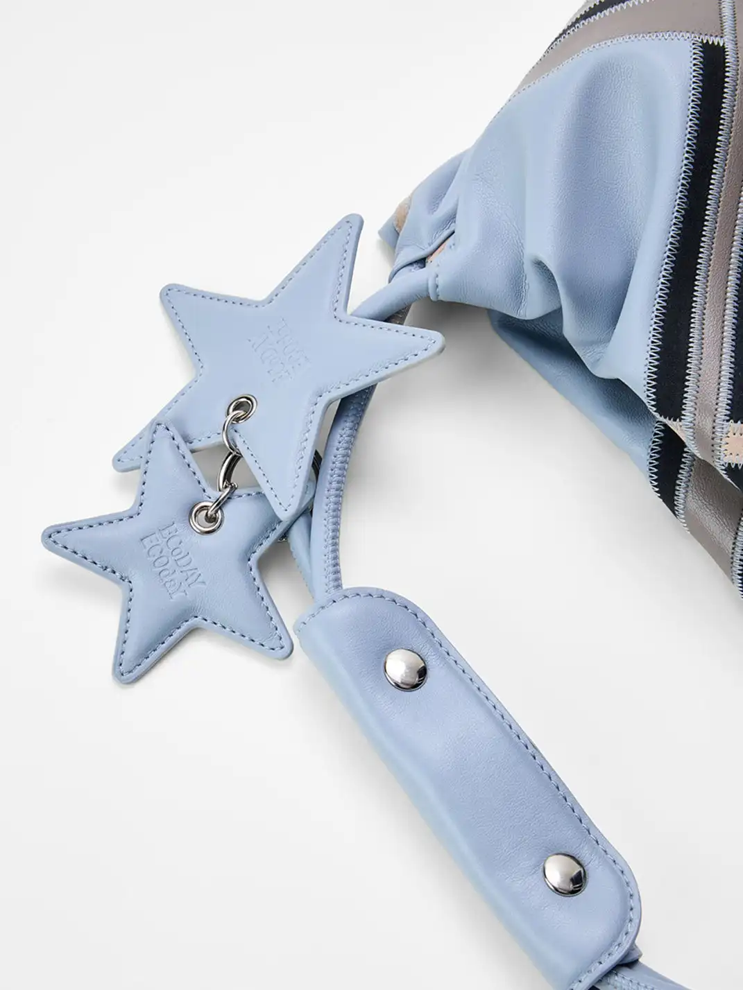 ECODAY | Soft Textured Flat Moon Underarm Shoulder Bag