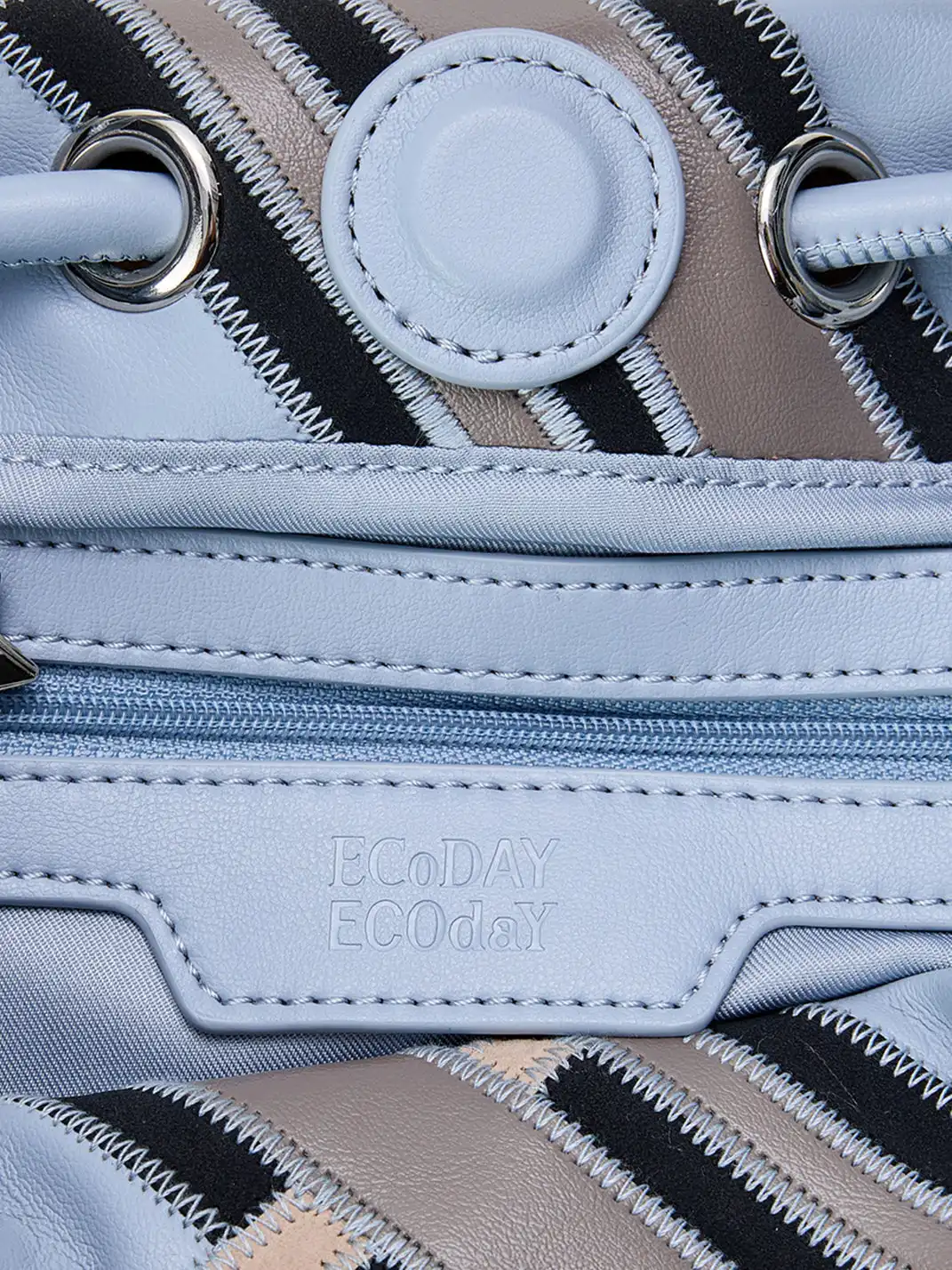 ECODAY | Soft Textured Flat Moon Underarm Shoulder Bag