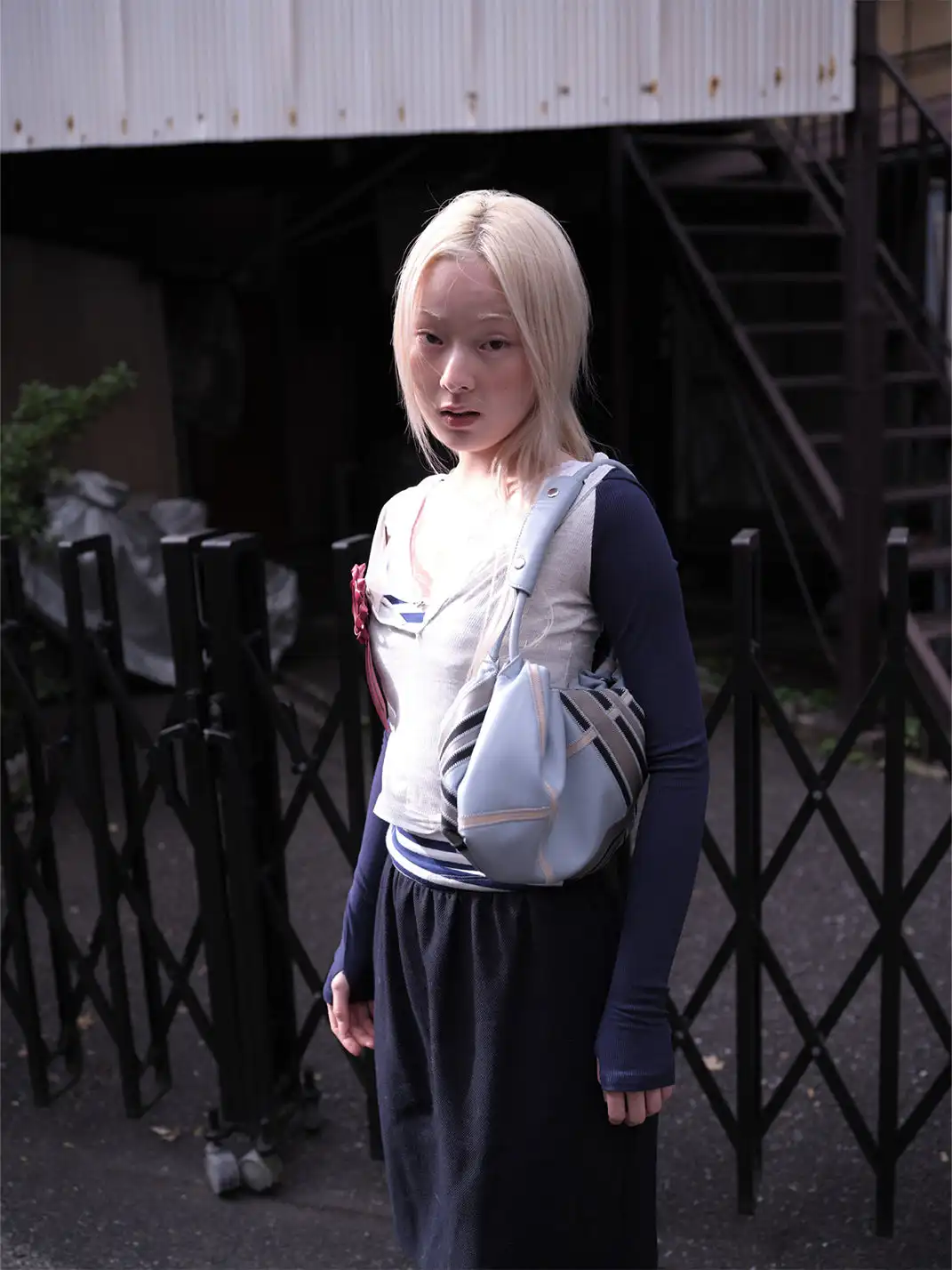 ECODAY | Soft Textured Flat Moon Underarm Shoulder Bag
