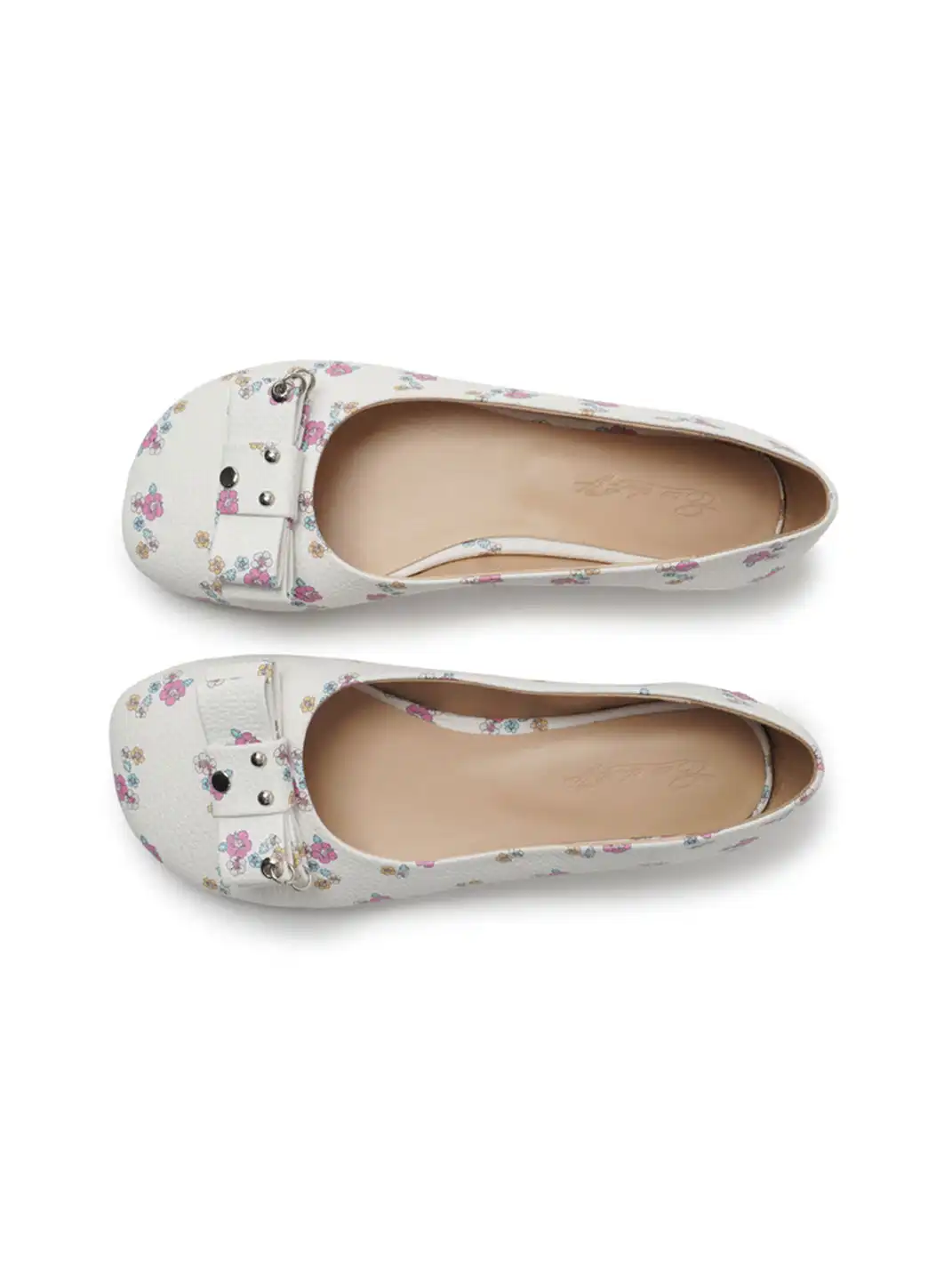 ECODAY | Bow-Adorned Ballet Shoes