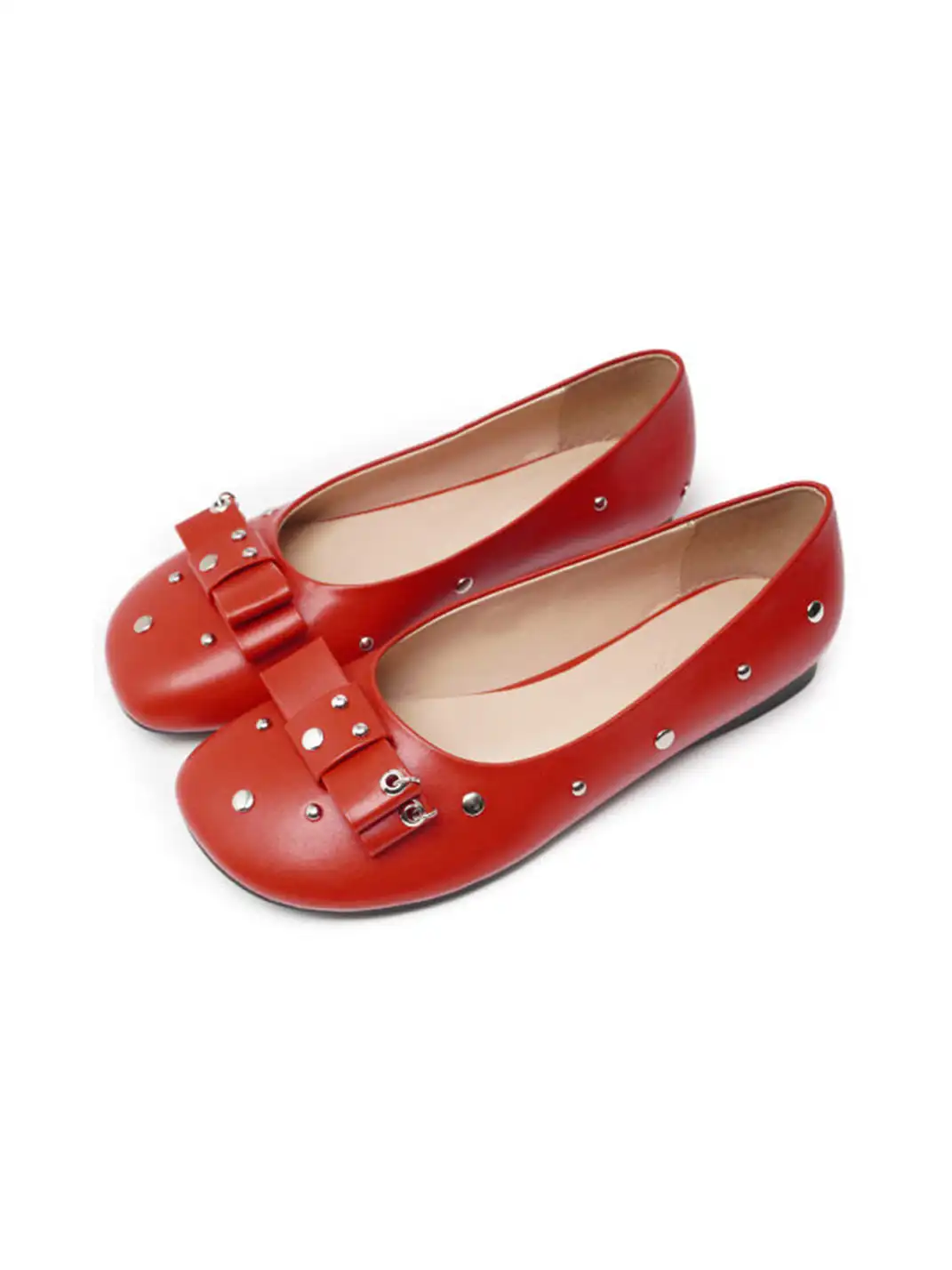 ECODAY | Bow-Adorned Ballet Shoes
