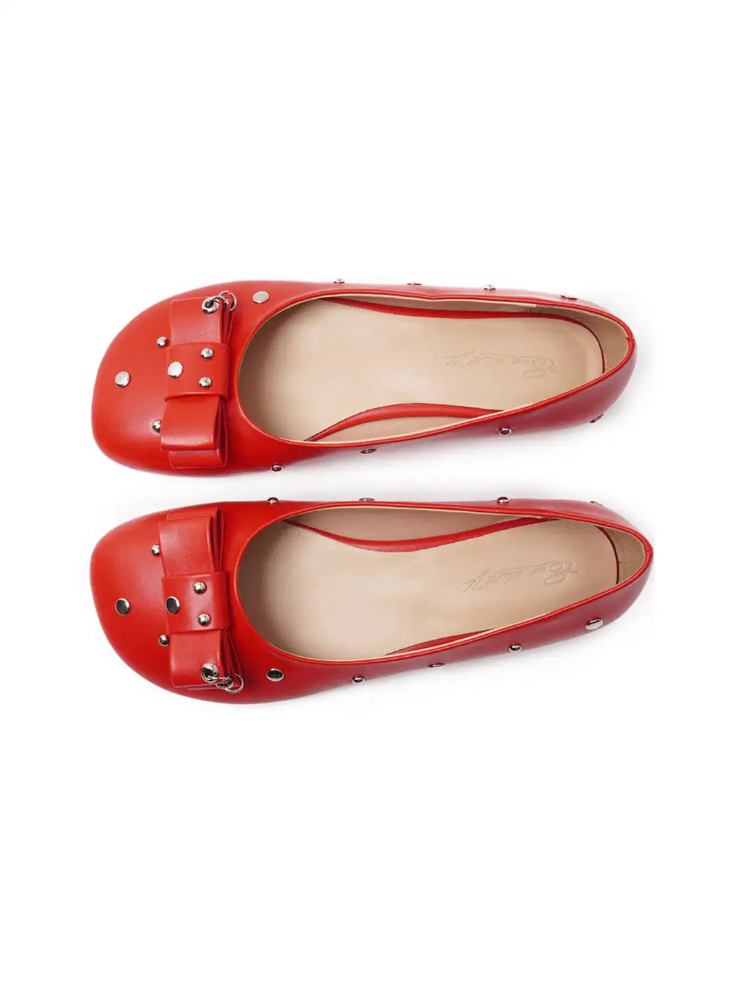 ECODAY | Bow-Adorned Ballet Shoes