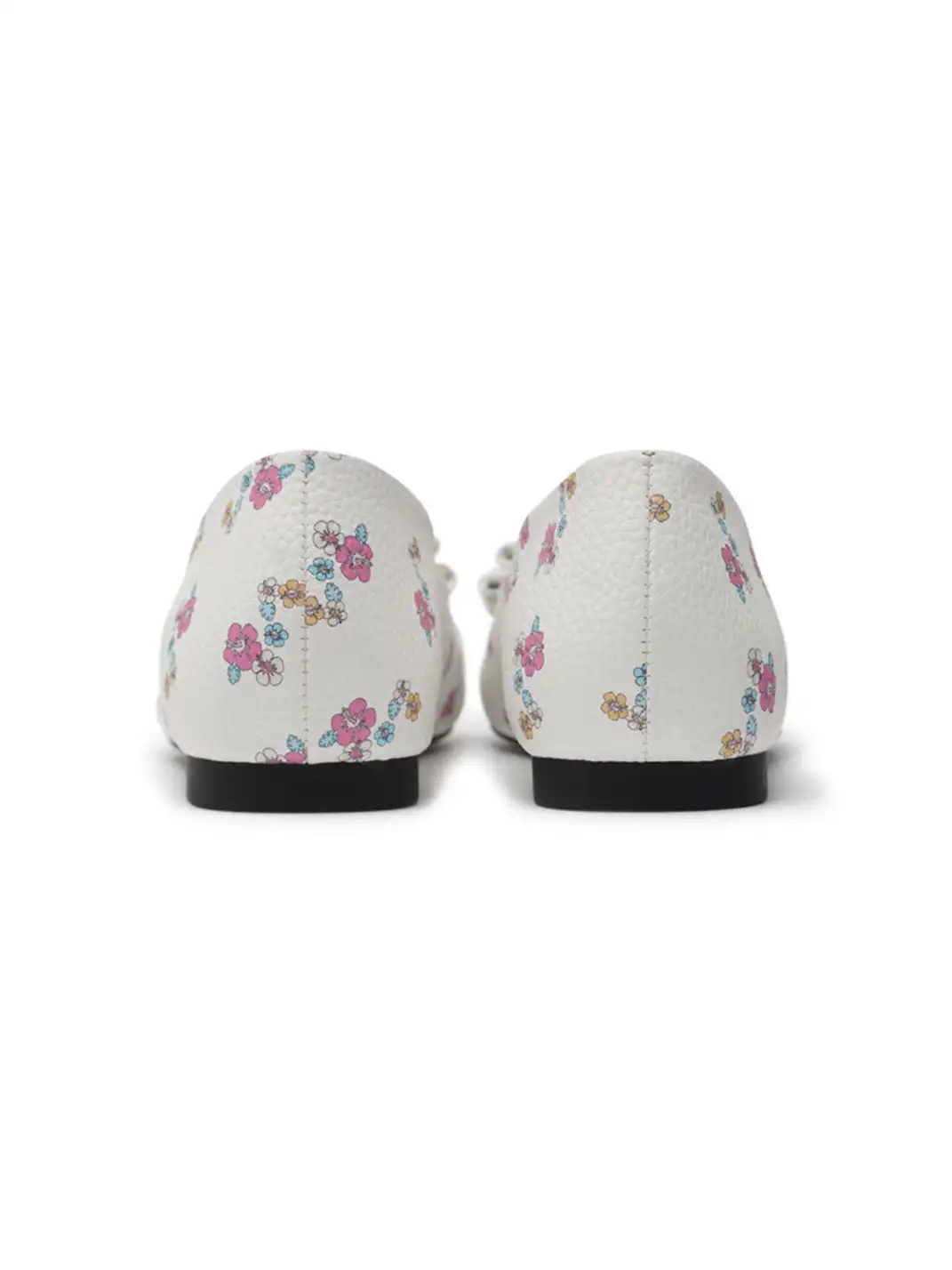 ECODAY | Bow-Adorned Ballet Shoes