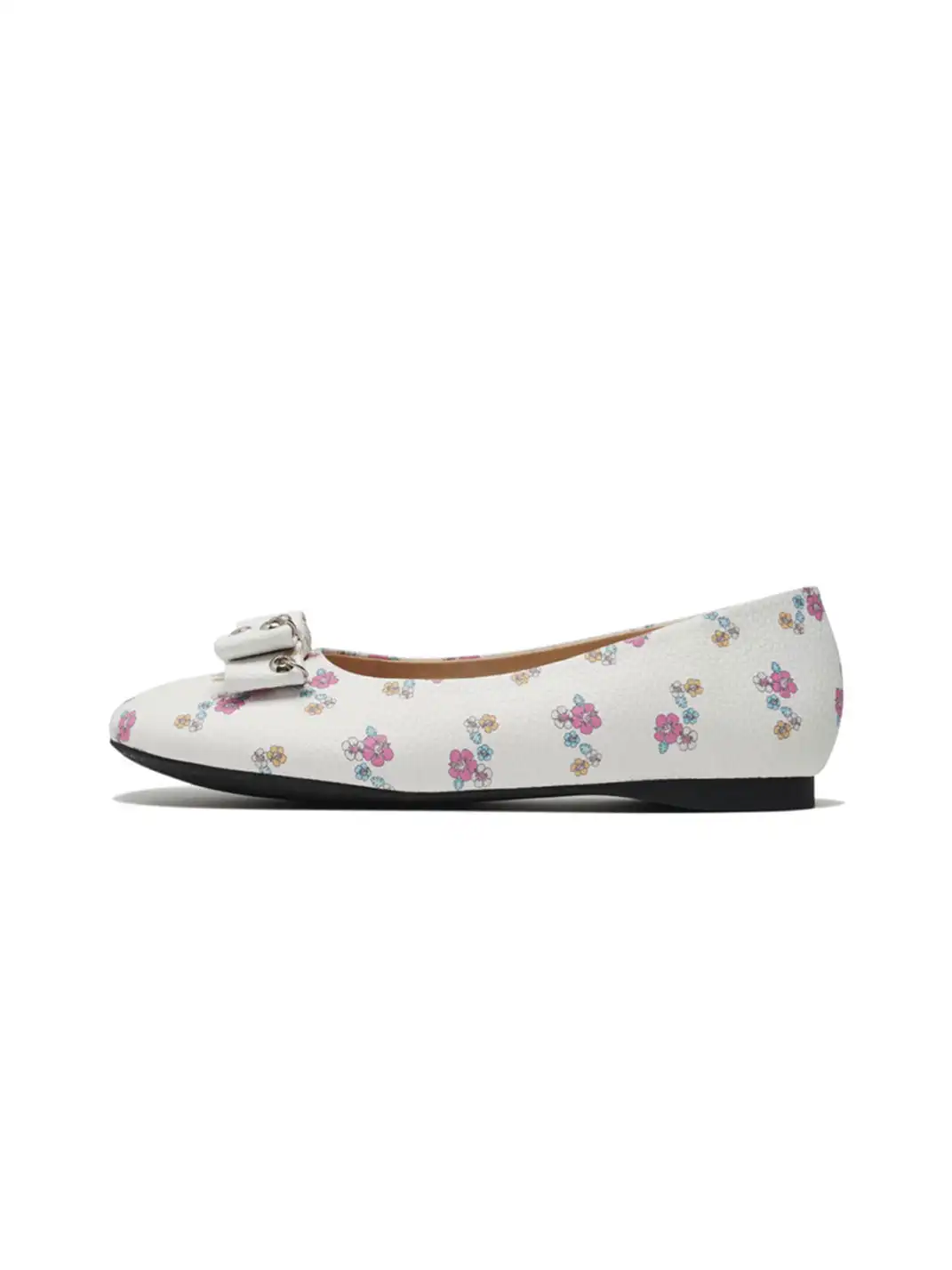 ECODAY | Bow-Adorned Ballet Shoes