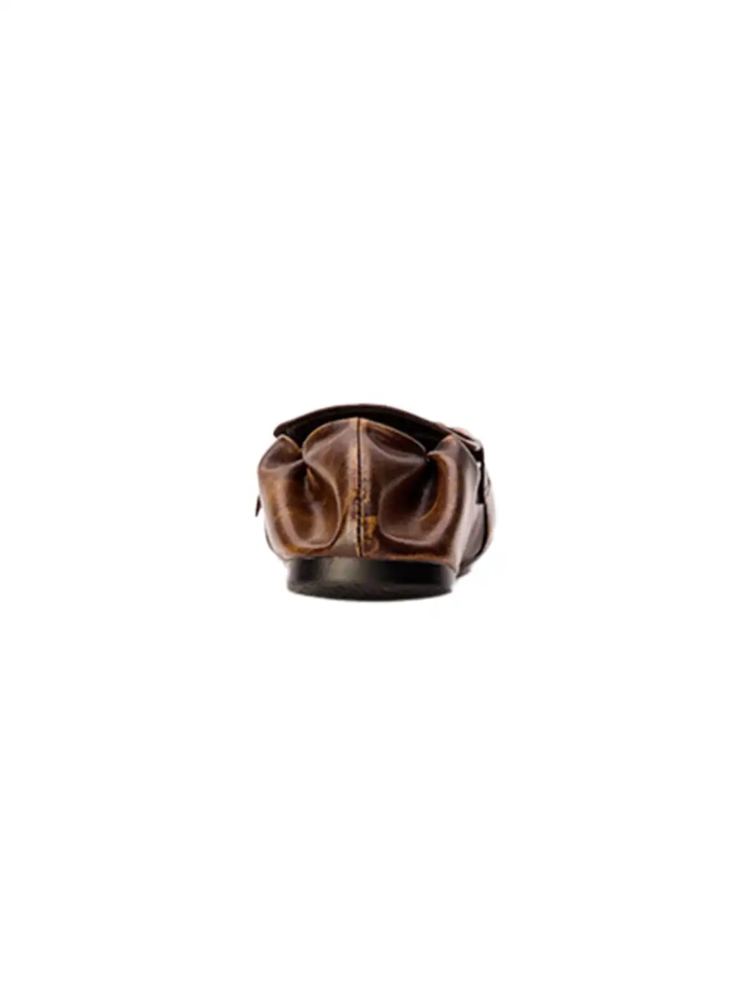 ECODAY | Lazy Brown Buckle Square Toe Loafers