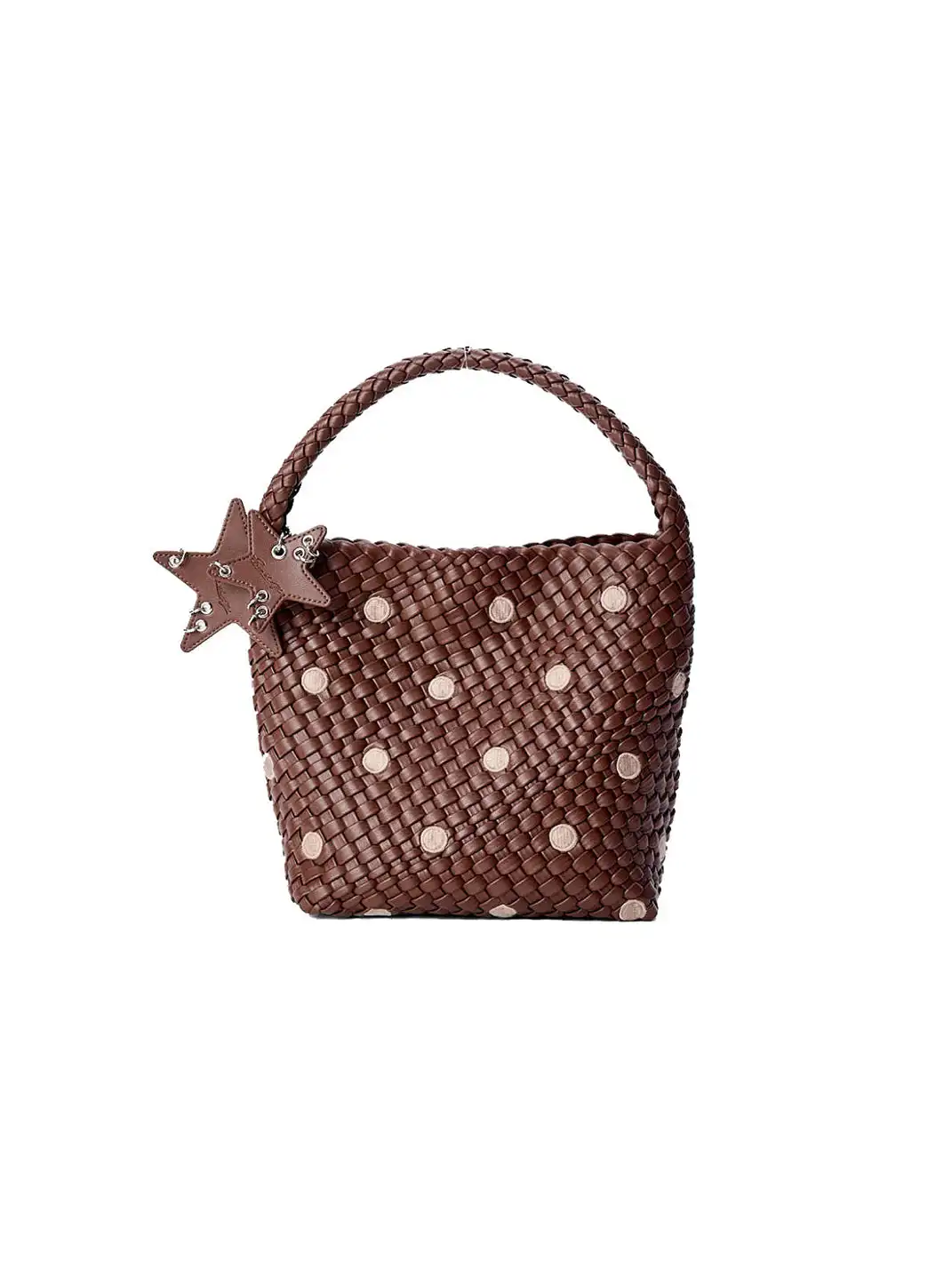 ECODAY | Polka Dot Woven Tote Bag