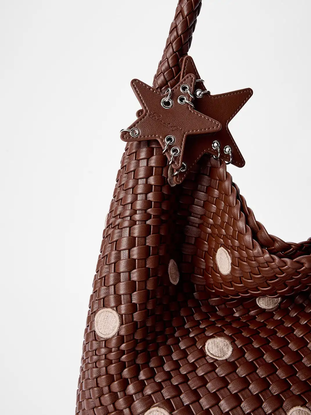 ECODAY | Polka Dot Woven Tote Bag