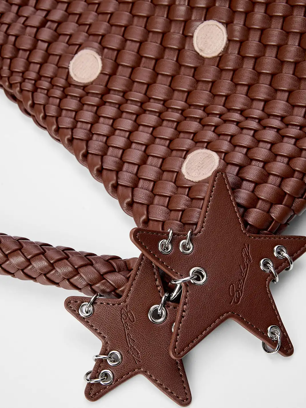 ECODAY | Polka Dot Woven Tote Bag
