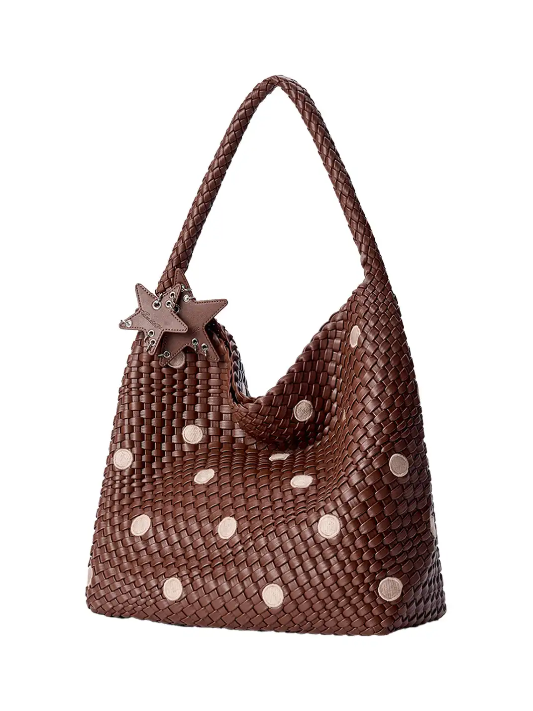 ECODAY | Polka Dot Woven Tote Bag