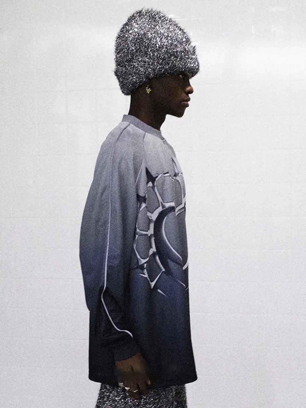 GUSHPSYCHIC | Wool Knitted Face Mask Beanie