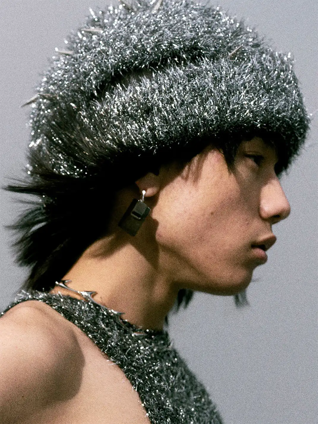 GUSHPSYCHIC | Wool Knitted Face Mask Beanie