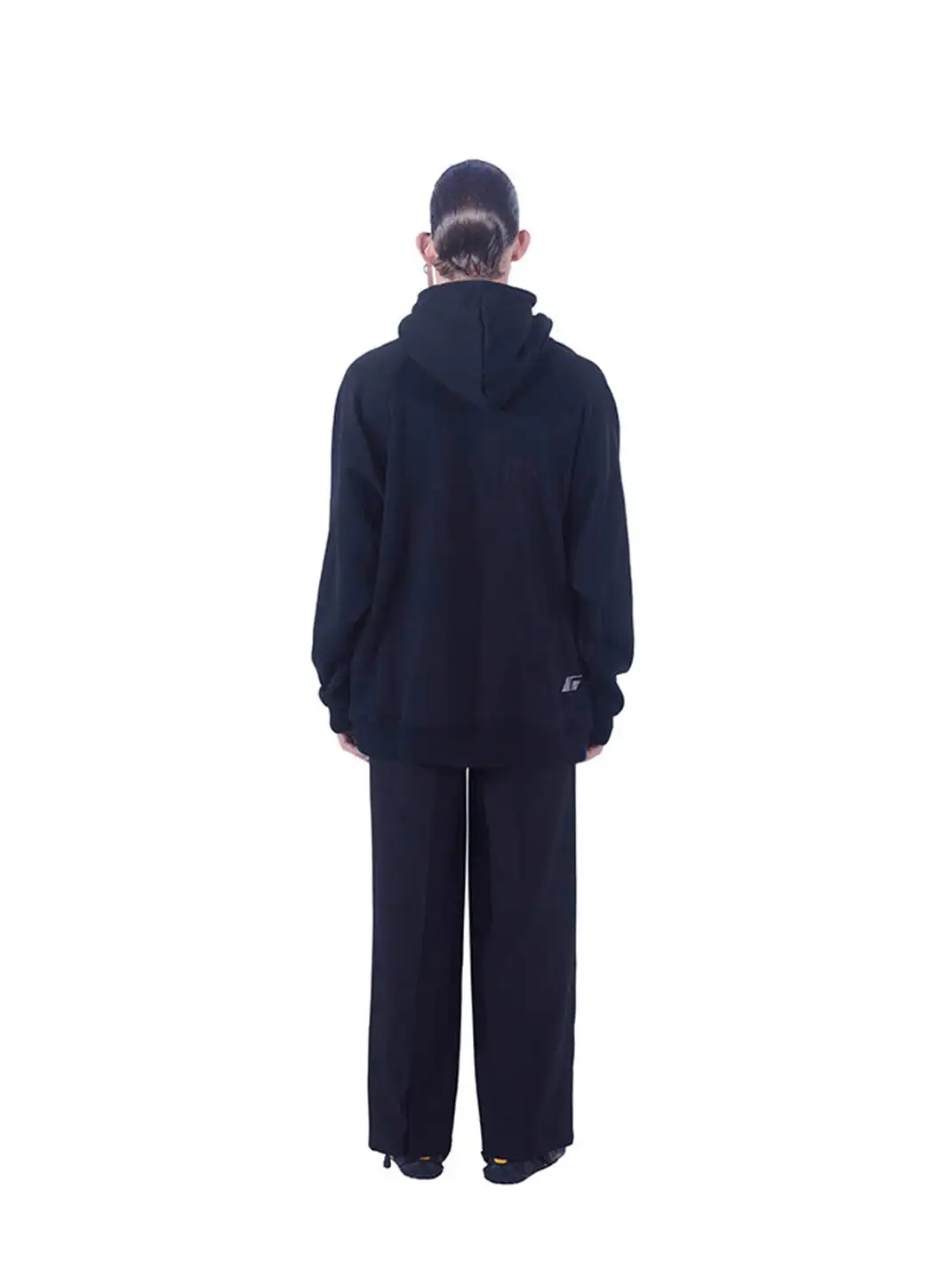 GUSHPSYCHIC | Airbag Inflatable Letter Fleece Hooded Sweatshirt