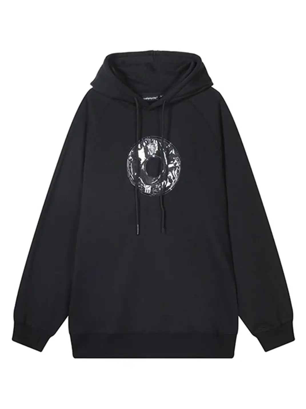 GUSHPSYCHIC | Airbag Inflatable Sieve Fleece-Lined Hooded Sweatshirt