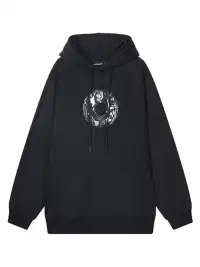 GUSHPSYCHIC | Airbag Inflatable Sieve Fleece-Lined Hooded Sweatshirt