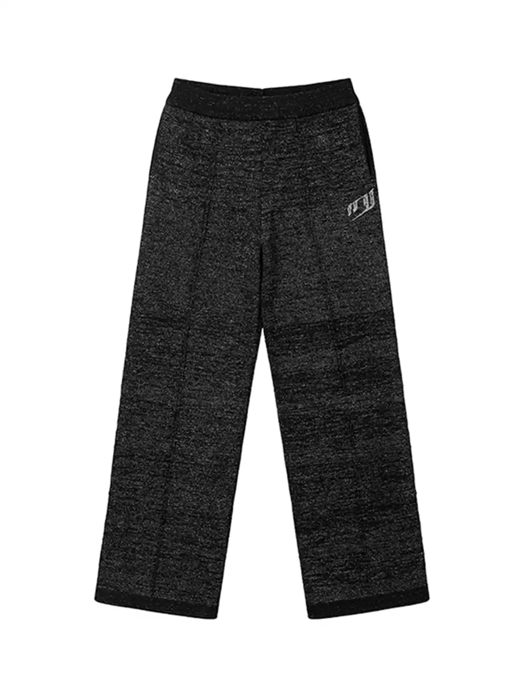 GUSHPSYCHIC | Gold And Silver Shimmering Silhouette Pants