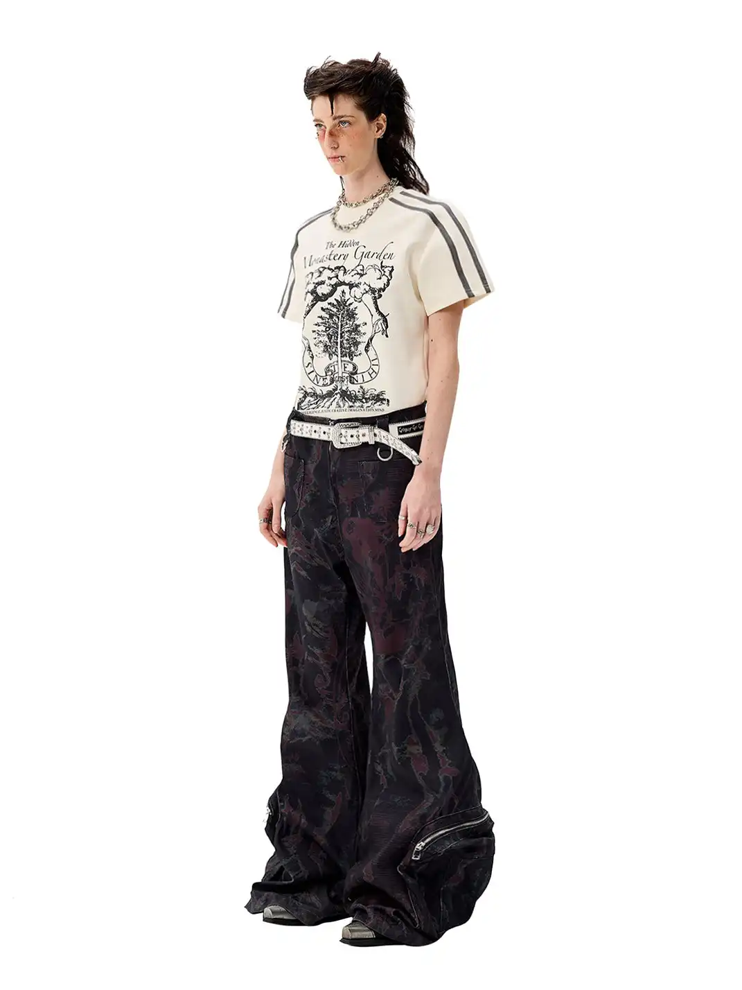 CYCYCY | Wasteland Dark Graffiti Jeans