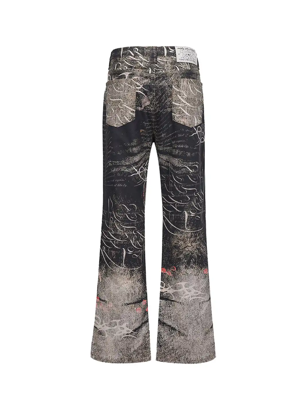 CYCYCY | Mottled Oil Painting Print Jeans