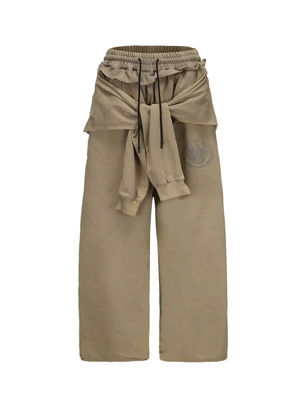 CYCYCY | Faux Two-Piece Layered Oversized Sweatpants