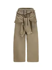 CYCYCY | Faux Two-Piece Layered Oversized Sweatpants