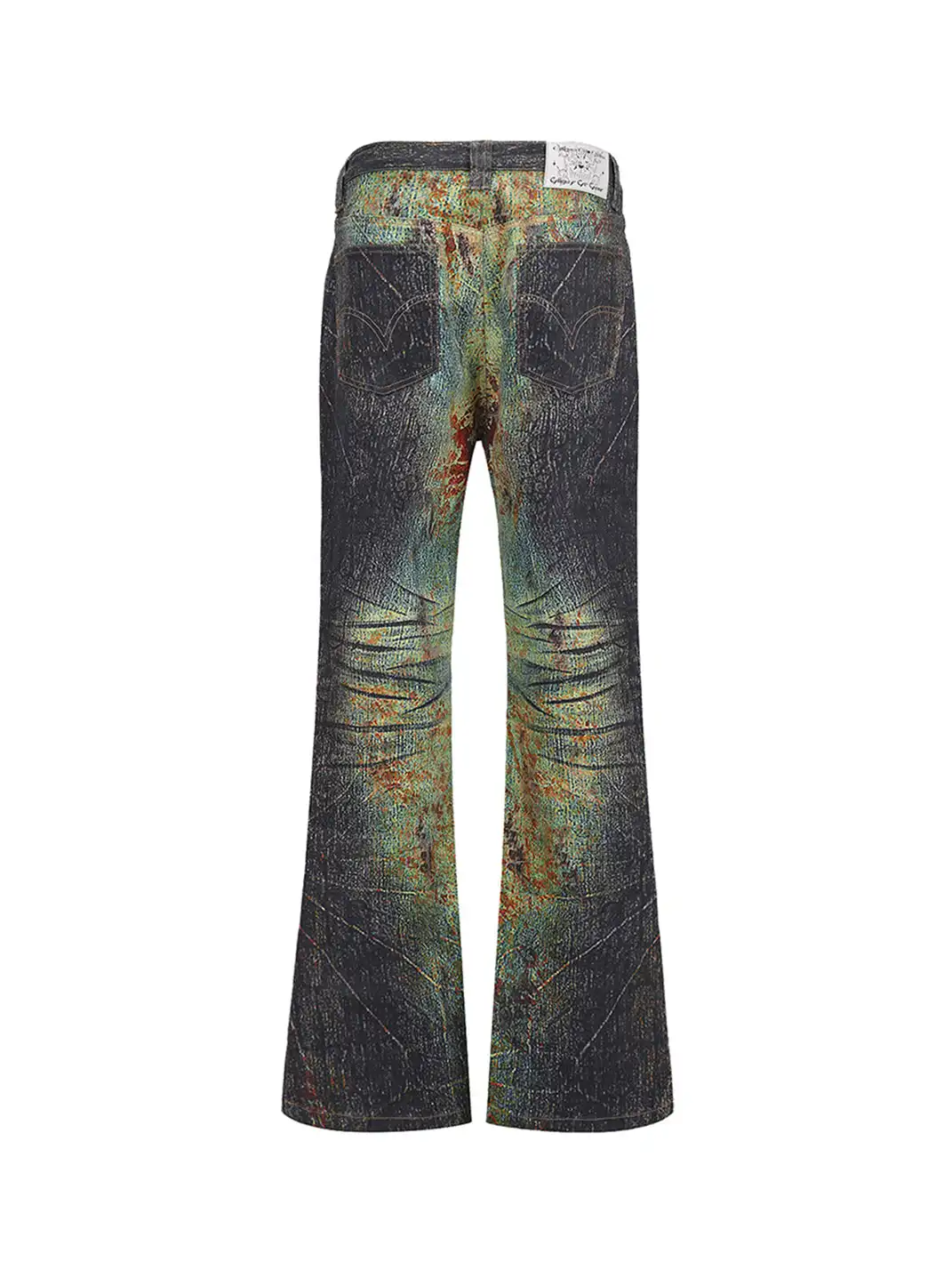 CYCYCY | Crocodile-Print All-Over Print Jeans