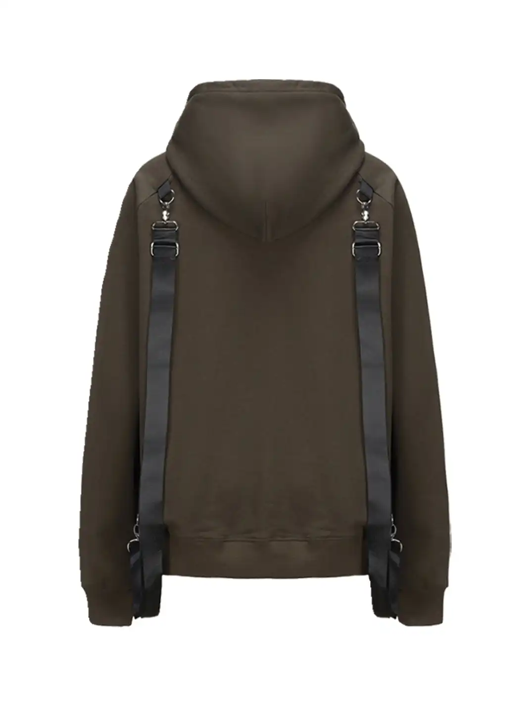 CYCYCY | Military Green Detachable Suspender Hoodie