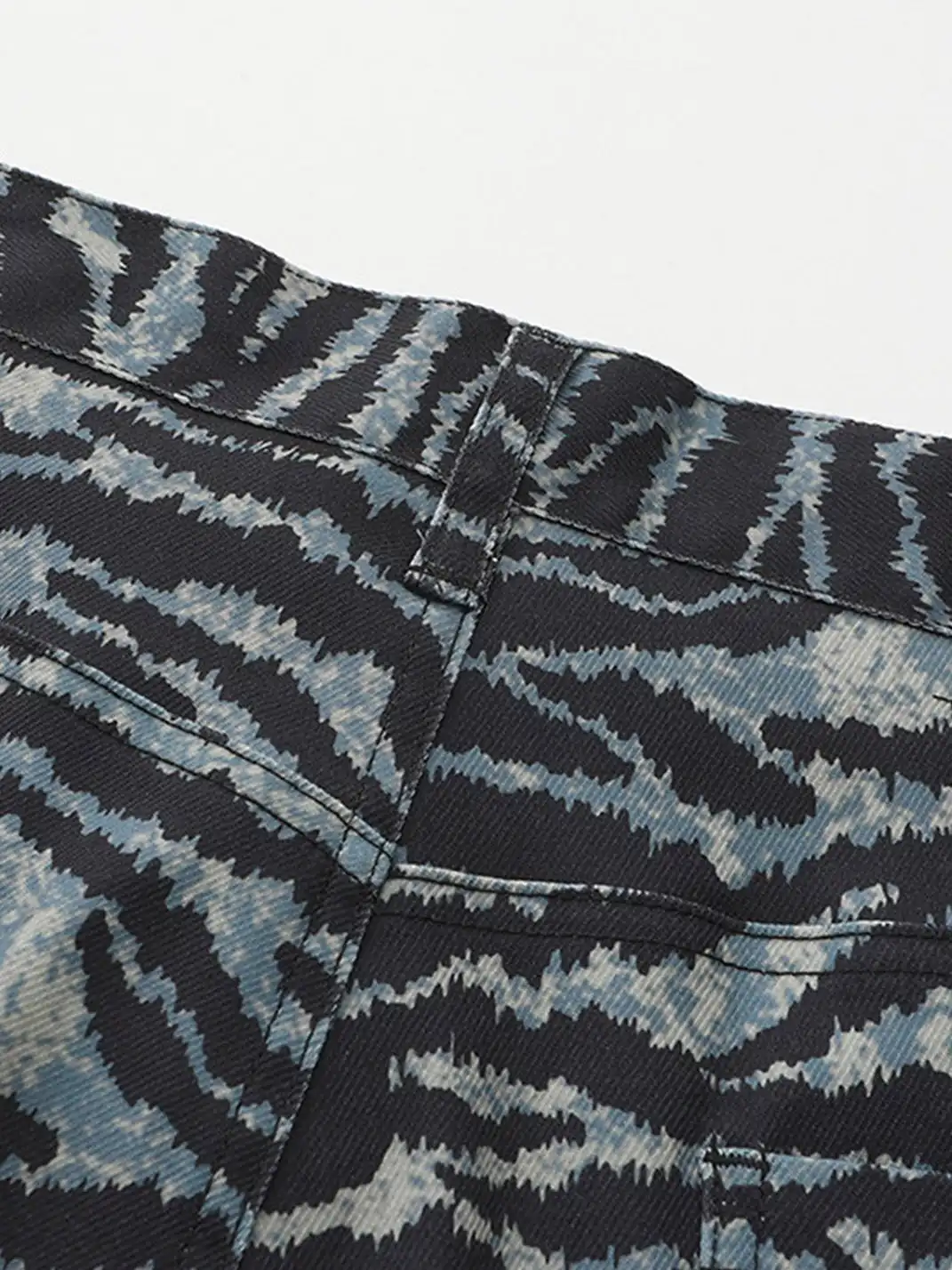 CYCYCY | Punk Tiger Print Two-Piece Detachable Flared Skirt Pants