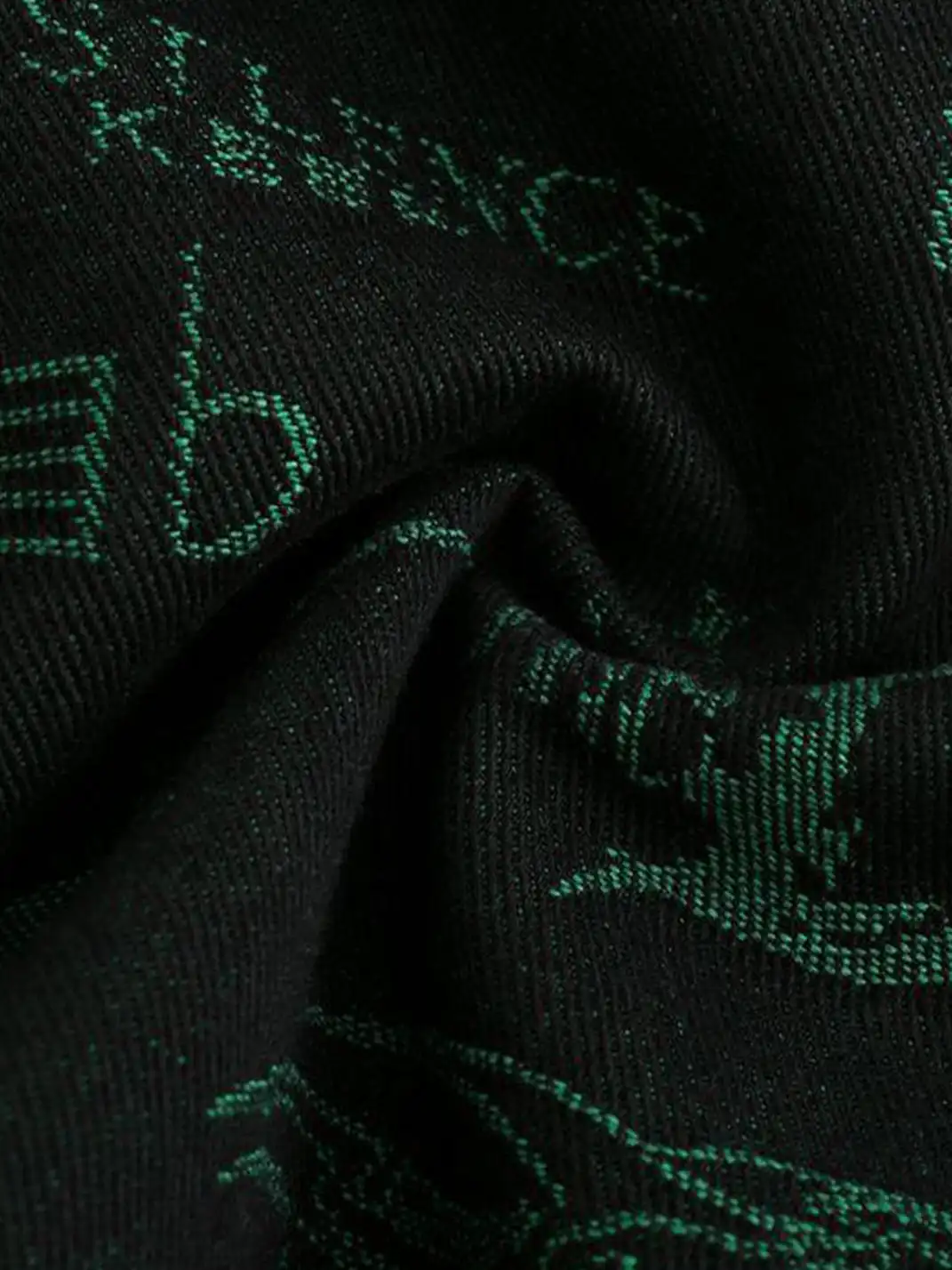 CYCYCY | Jacquard Dark-Colored Jeans With Bag