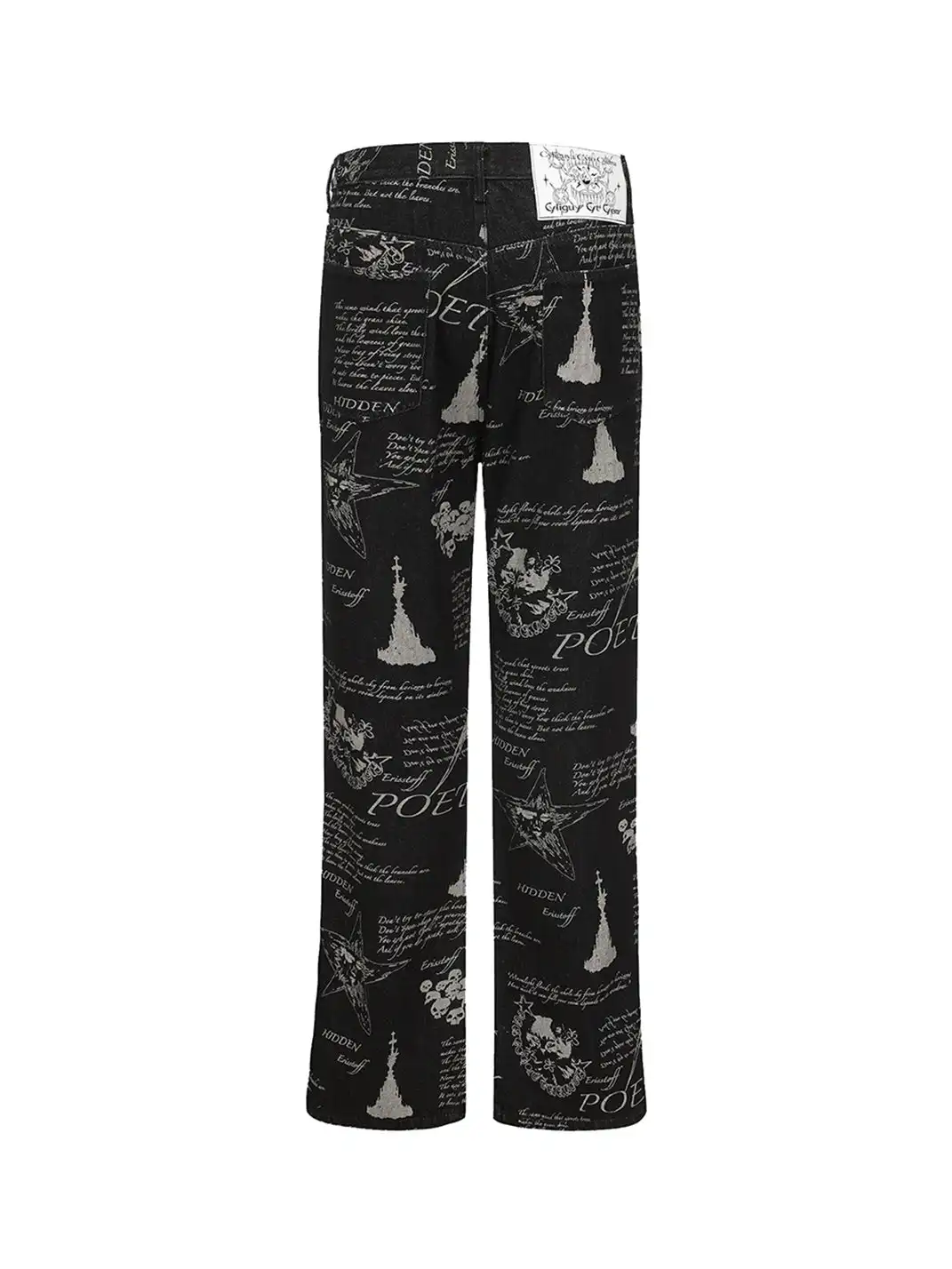 CYCYCY | Hand-Painted Graffiti All-Over Jeans
