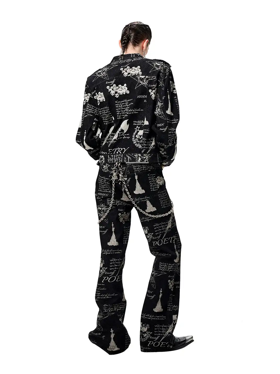 CYCYCY | Hand-Painted Graffiti All-Over Jeans